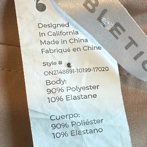 Fabletics Harmony Zip-Down Romper Shorts Cargo Safari w/ Belt Size XS Women's - Picture 12 of 12